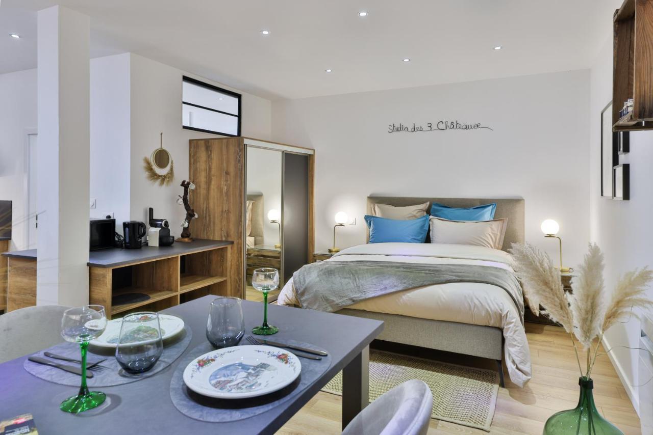 Studio Des 3 Chateaux Husseren-les-Châteaux Exteriér fotografie